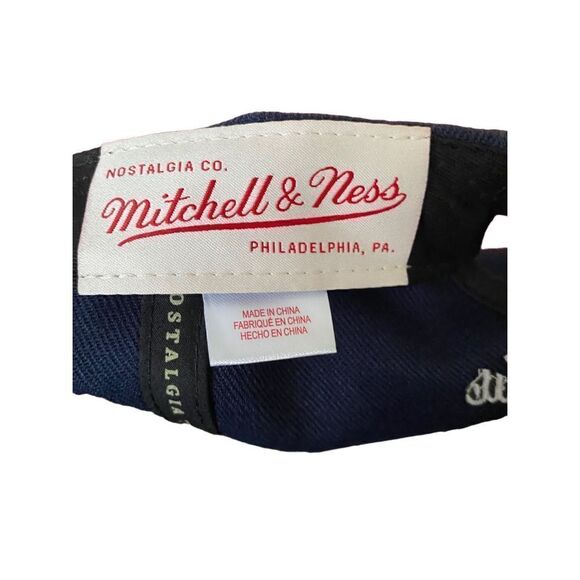 NBA, Mitchell & Ness men’s New Jersey nets, blue hand with classic hat - Picture 7 of 7